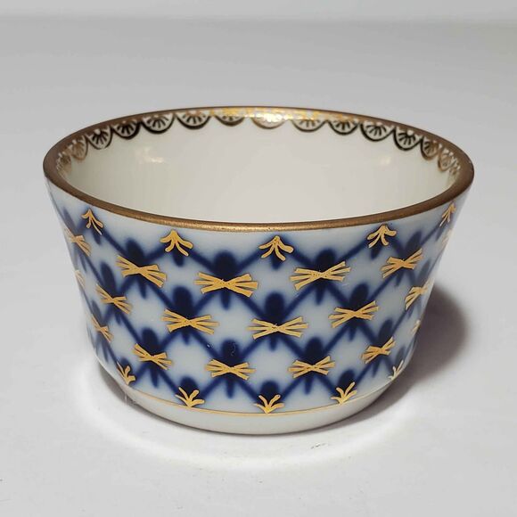 Lomonosov Cobalt Blue Net Open Salt and Pepper Set Mini - Picture 5 of 7